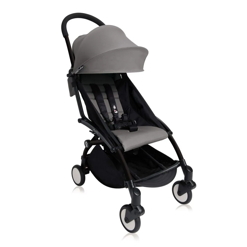 Stokke YOYO2 6  Stroller - Grey with Black Frame (82892) (Open Box)