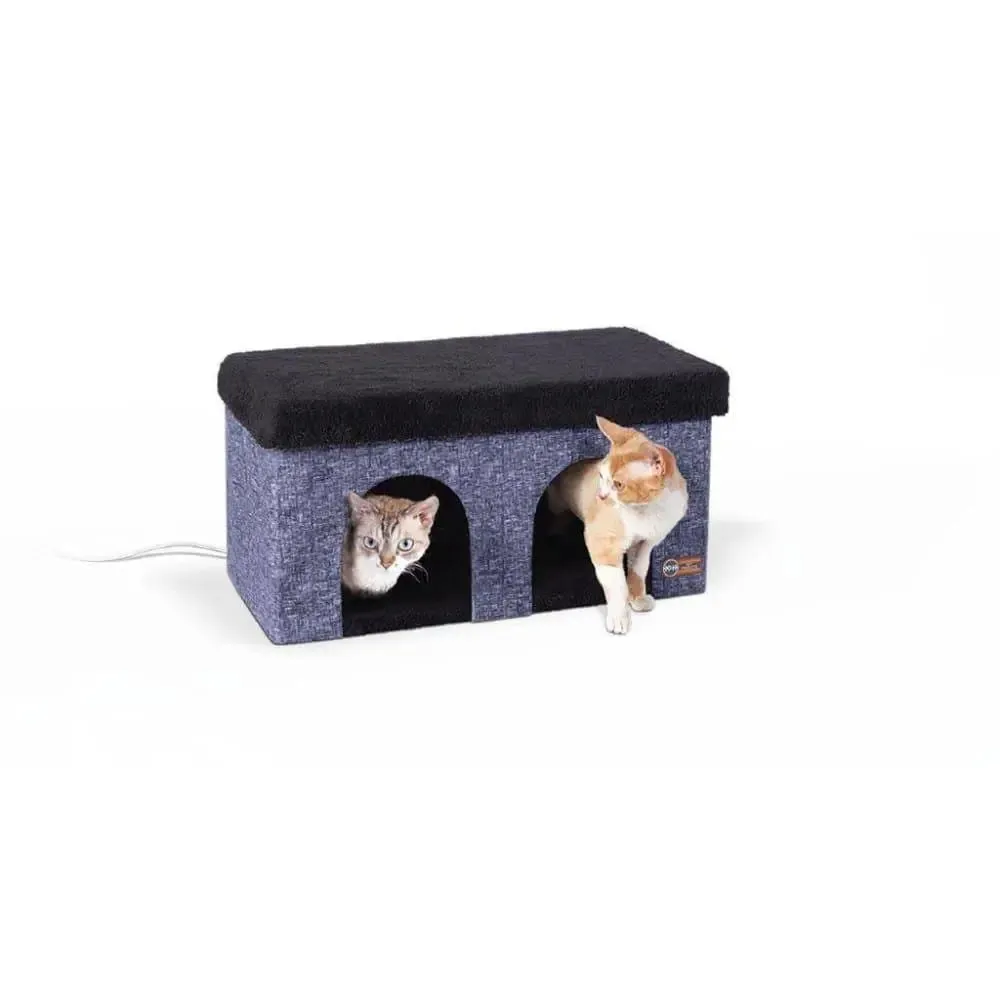 Thermo-Kitty Duplex in Classy Gray, 12" x 24" x 12" 4W
