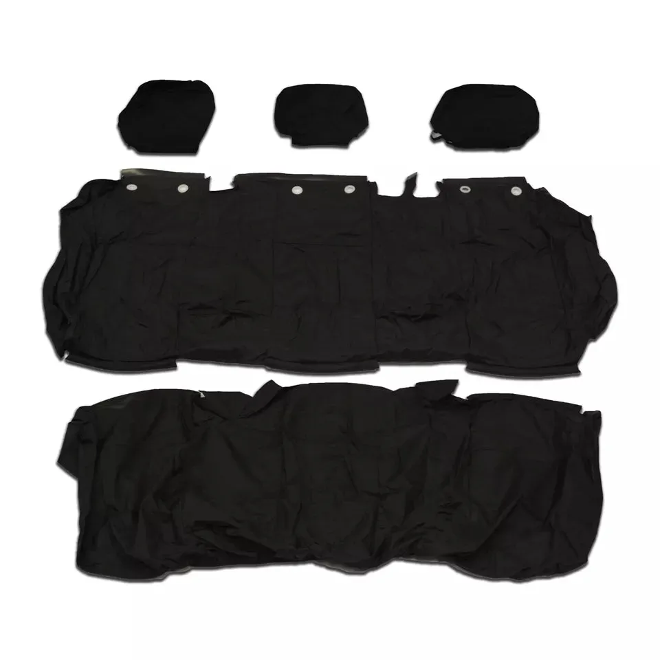 Vauxhall Vivaro X82 3rd Row Triple Tailored Waterproof Seat Cover Black MY14-18