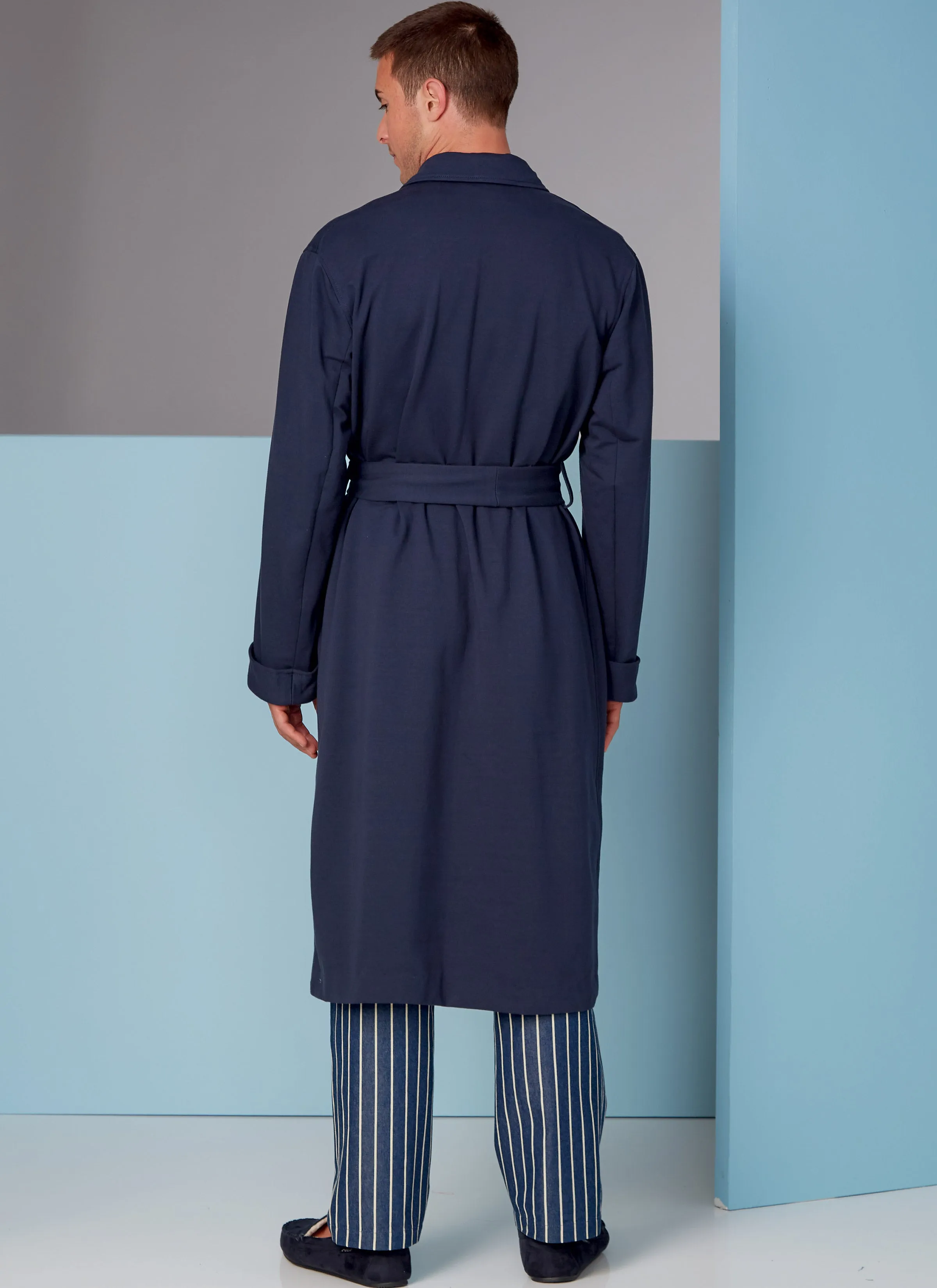 Vogue 1855 Mens Robe and Belt Pattern