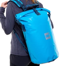 Waterproof Roll Top Dry Bag Backpack - Ride Blue