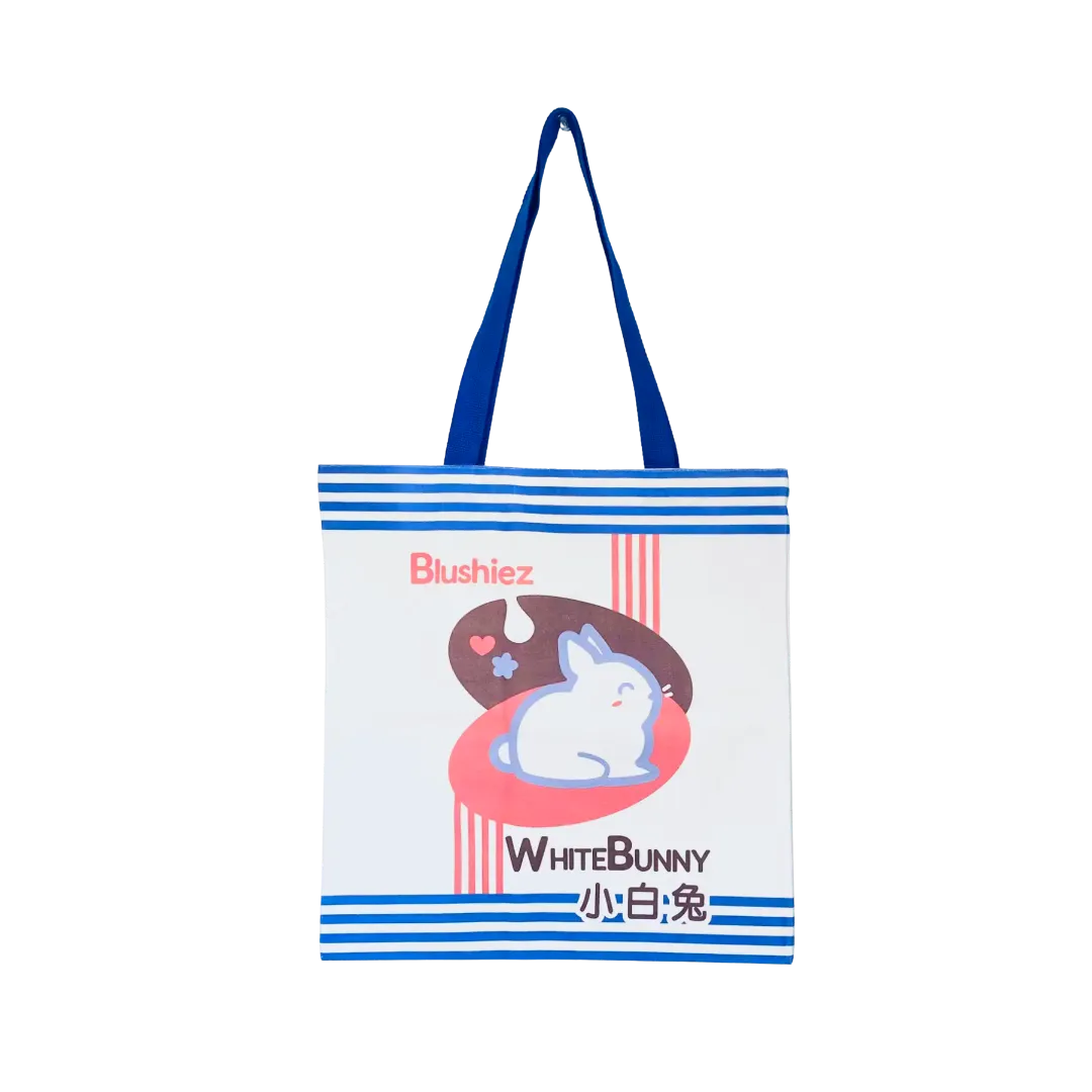 White Bunny Tote Bag