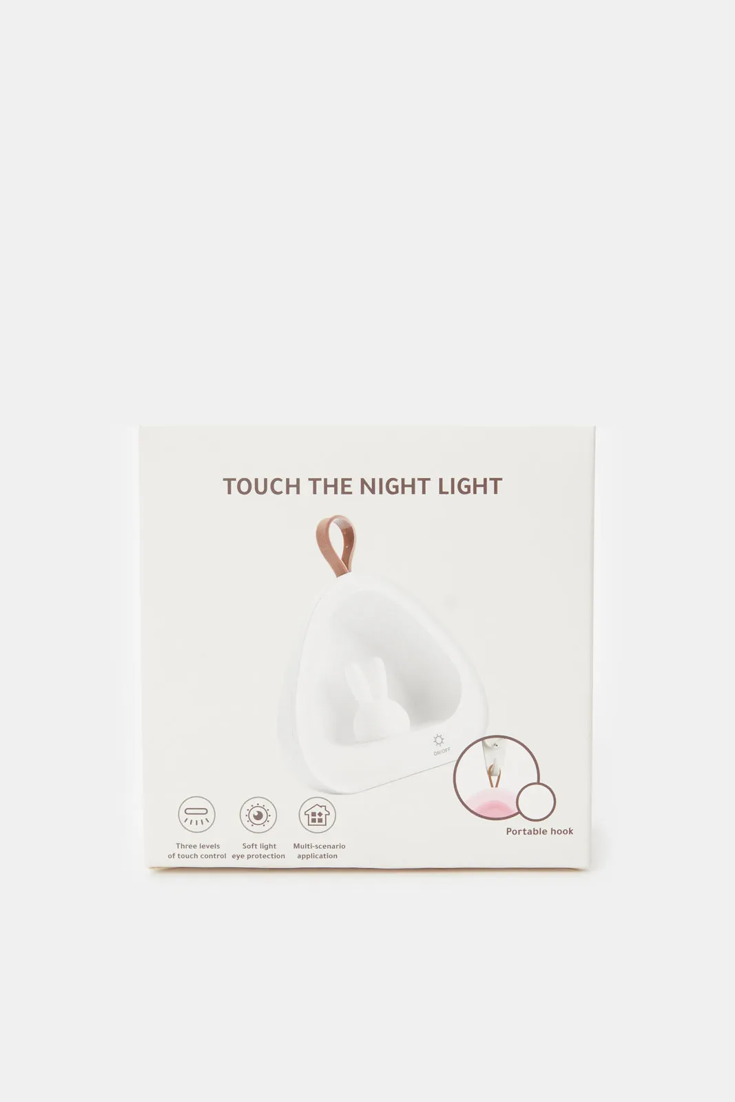White Cute Rabbit Portable Night Light