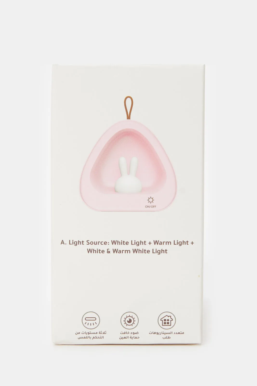 White Cute Rabbit Portable Night Light